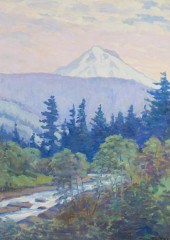 CLYDE LEON KELLER OIL ON BOARD