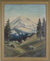 CLYDE LEON KELLER OIL ON BOARD