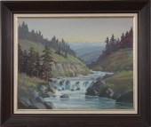 CLYDE LEON KELLER OIL ON BOARD