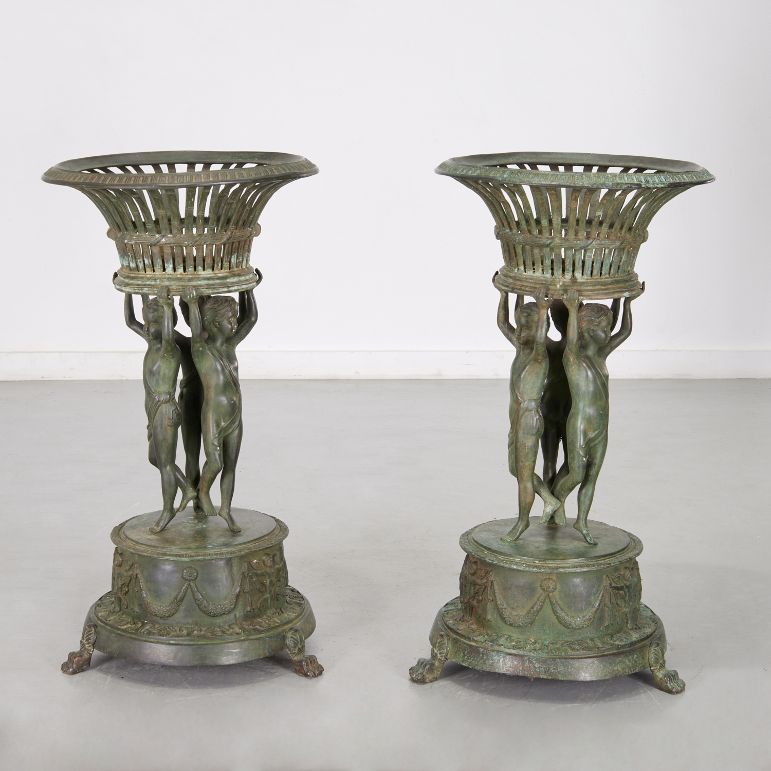 C.M. CLODION (AFTER), PAIR