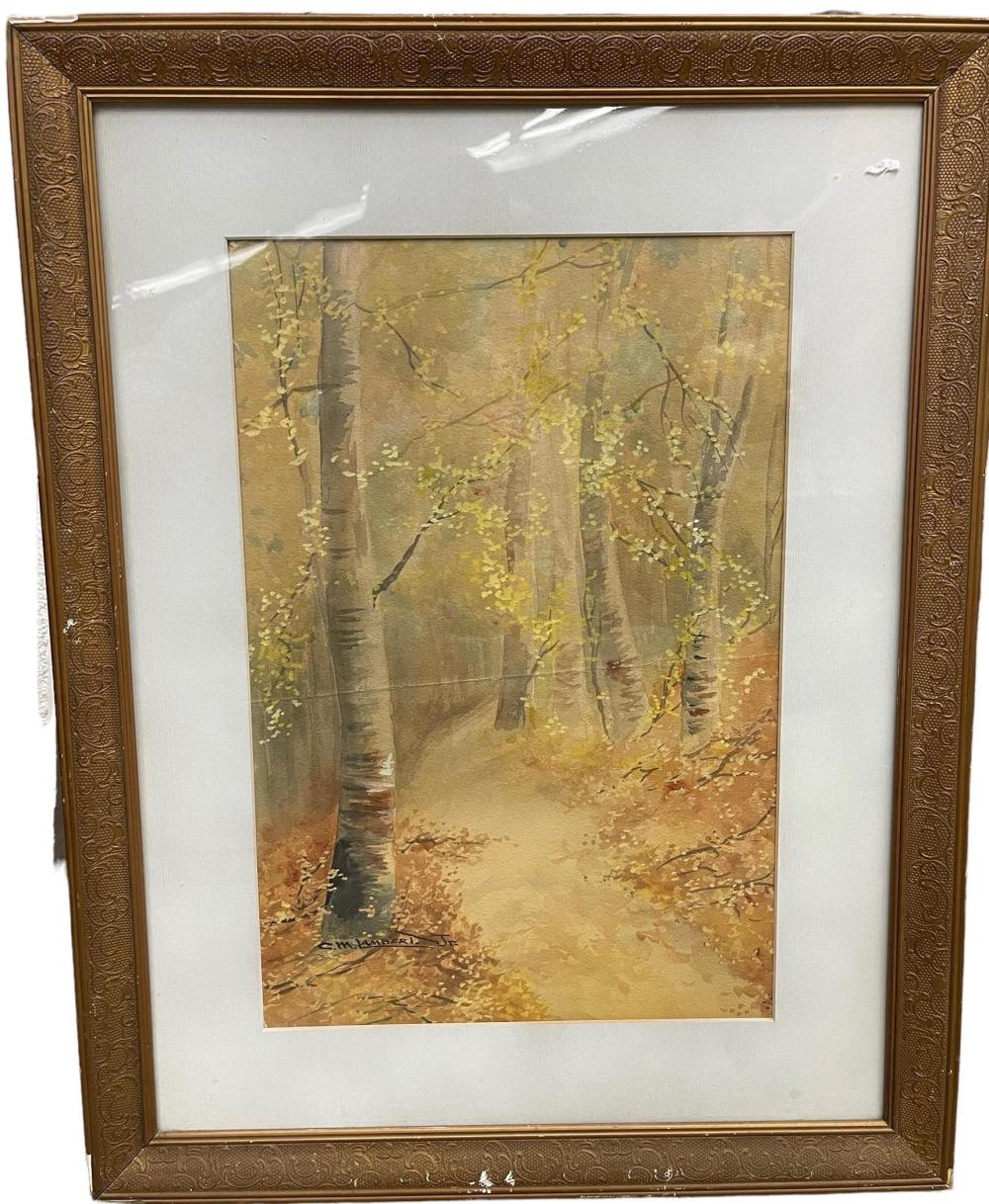 C.M. LAMBERT, BIRCH TREES IN