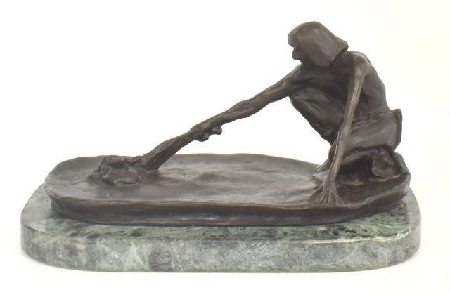 C.M. RUSSELL (1864-1926) SNAKE