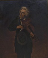 C.M. VAN HORN, VIOLINIST, OIL