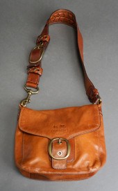 COACH BROWN LEATHER BLEEKER TA