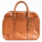 COACH BROWN LEATHER 'METROPOLI