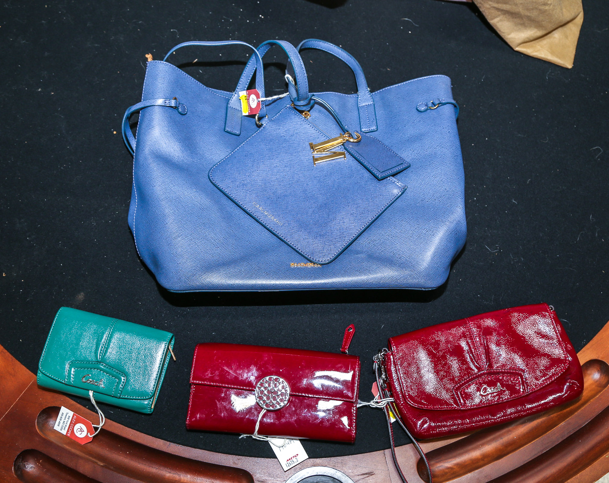COACH & ISAAC MIZRAHI HANDBAGS &