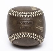 COACH LEATHER-CLAD BEAN FILLED
