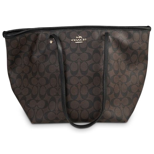 COACH LOGO PRINT TOTE