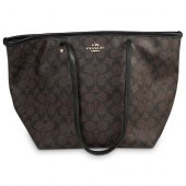 COACH LOGO PRINT TOTE BAGDESCR