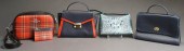 COACH PLAID PURSE WITH MATCHIN