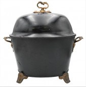 COAL HOD, BLACK PAINTED TOLE H
