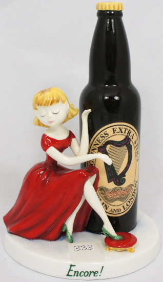 Coalport Advertising Figure
