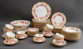 COALPORT CHINA ROSE BORDERED D