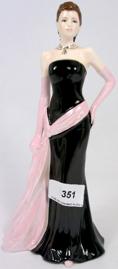 Coalport Figure Black Velvet