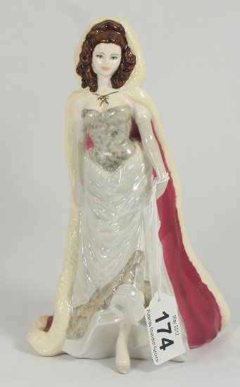 Coalport Figure Christmas Ball
