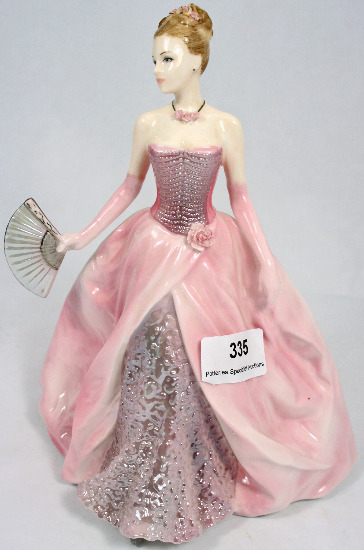 Coalport Figure Diamonds and