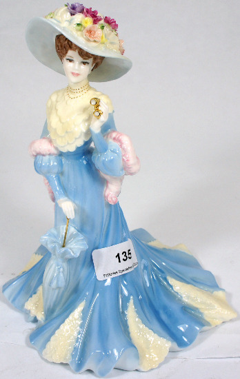 Coalport Figure High Society Lady
