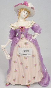 Coalport Figure Mrs Fitzherber
