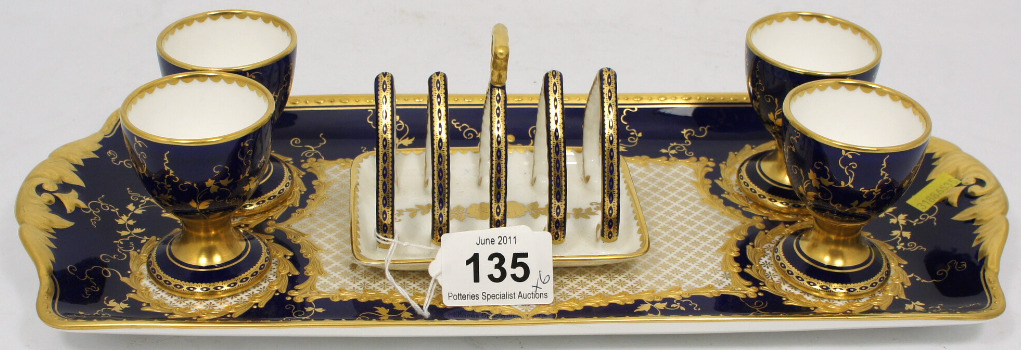 Coalport Gilded Breakfast Set