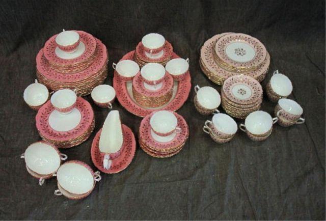 Coalport. Lot of "Minerva"