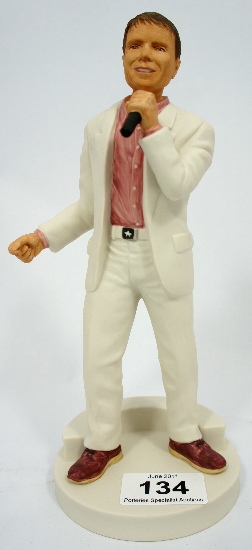 Coalport Matt Figure of Sir Cliff