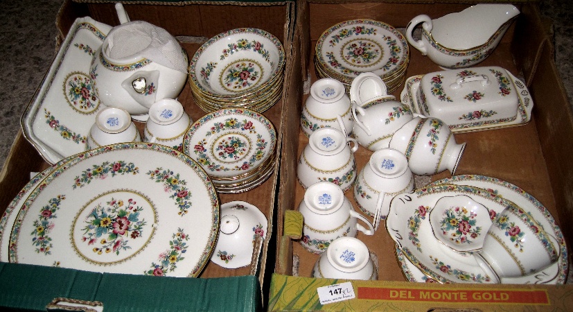 Coalport Ming Rose Various Tea &