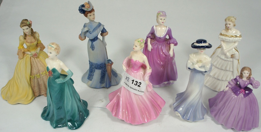 Coalport miniature figures Lucy