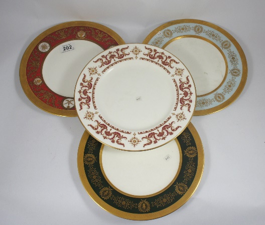 Coalport Plate Gilt Acid Rich