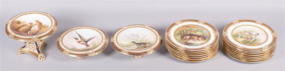 COALPORT PORCELAIN ORNITHOLOGICAL