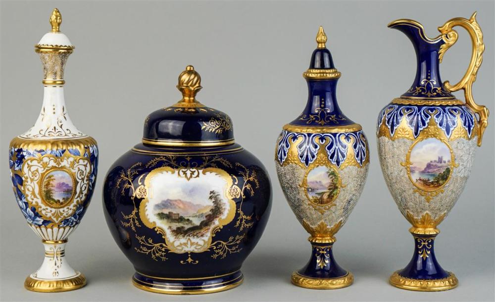 COALPORT POTPOURRI, TWO COVERED
