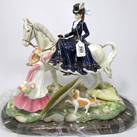 Coalport Prestige Figure A Flower