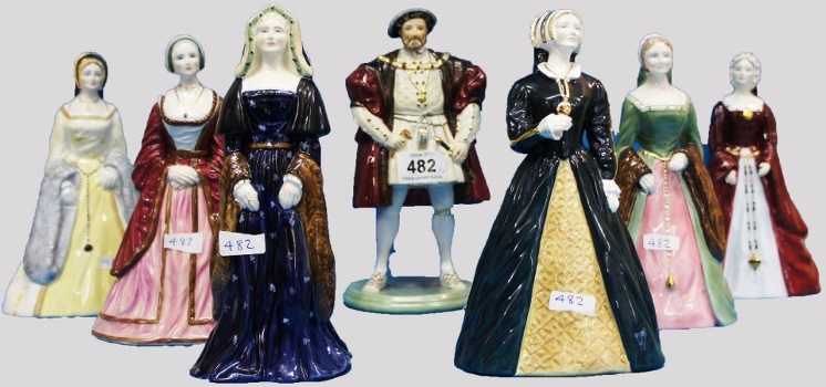 Coalport Set of Figures Henry