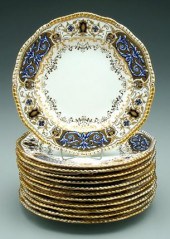 Coalport Tiffany service plate