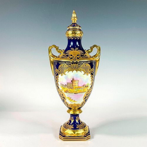 COALPORT WINDSOR VASE, QUEEN