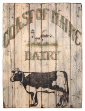 "COAST OF MAINE DAIRY" PAINTED