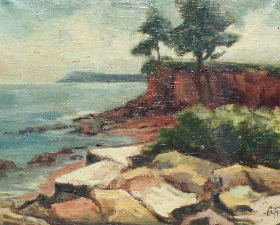 COASTAL SCENE MAINE/CALIFORNIA WITH
