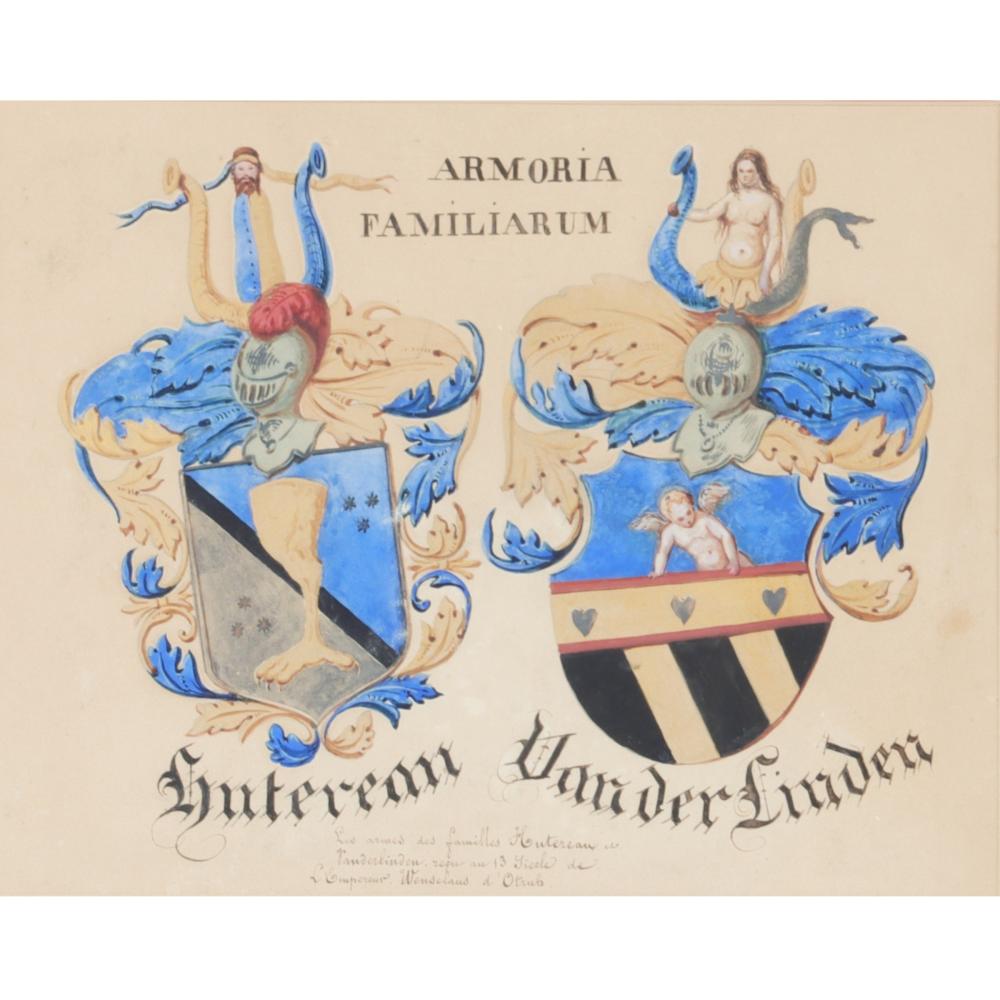 COAT OF ARMS FOR THE HUTEREAU