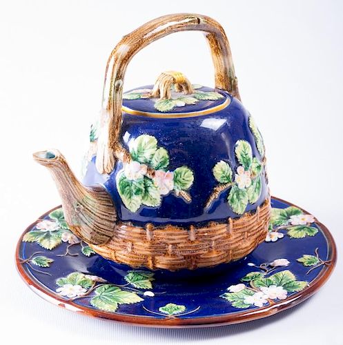 COBALT BLOSSOM BY MOTTAHEDEH TEAPOT