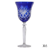 COBALT BLUE CUT TO CLEAR CRYST