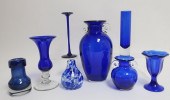 COBALT BLUE GLASS ASSORTMENT: