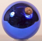 COBALT BLUE GLASS BALL FORM GE