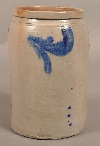 COBALT BLUE LEAF DECORATED