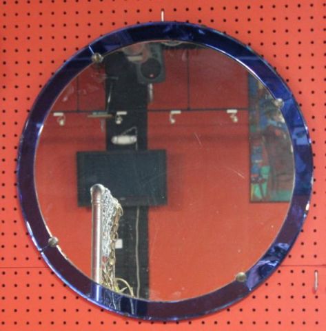 Cobalt Deco Mirror.From a Larchmont