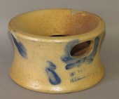 COBALT DECORATED STONEWARE CUS