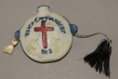 COBALT DECORATED STONEWARE FRA