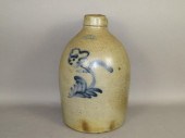 COBALT DECORATED STONEWARE JUG