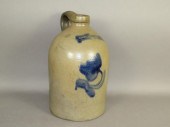 COBALT DECORATED STONEWARE JUG