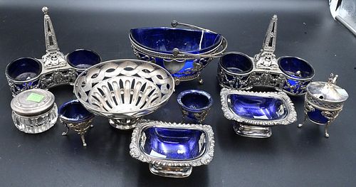 COBALT LINED LOT, TO INCLUDE A PAIR