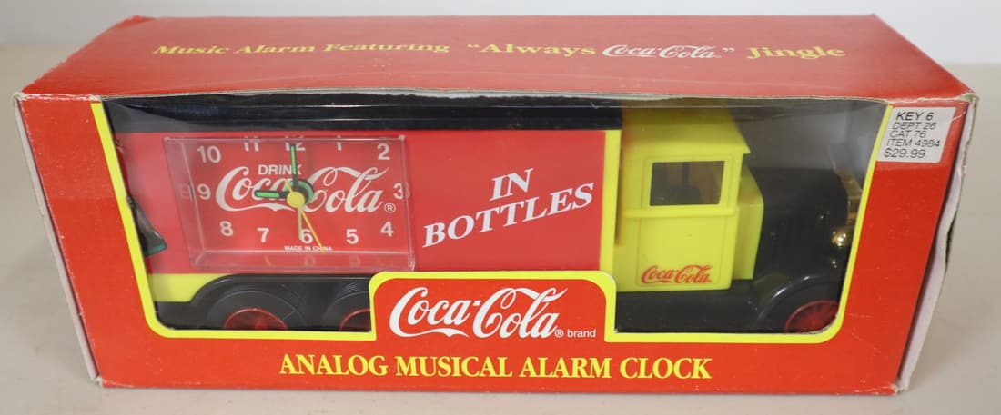 COCA COLA ANALOG MUSICAL ALARM