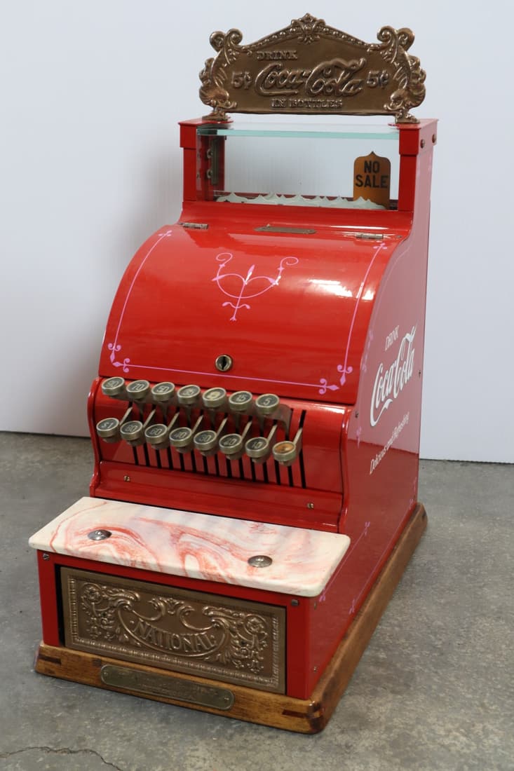 COCA COLA BRANDED CASH REGISTER,